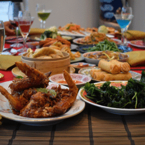 1 guest, asian market and cooking class
