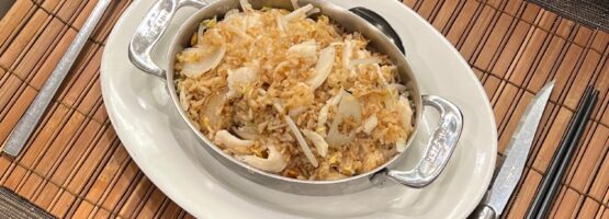 blue bamboo fried rice